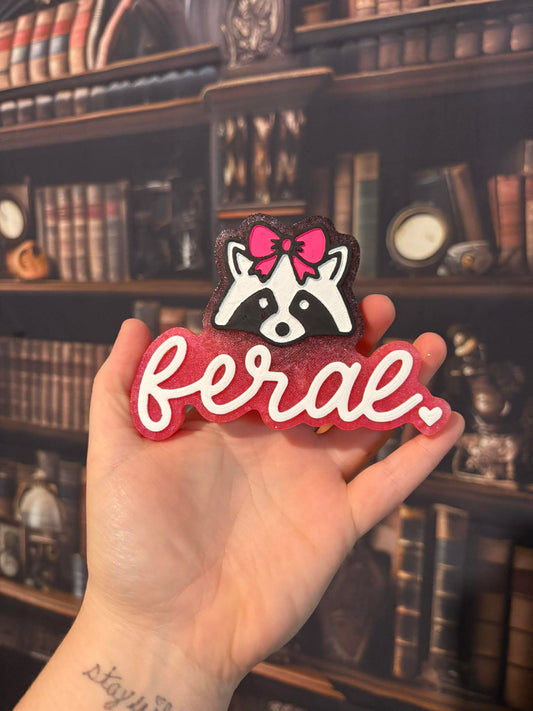 Feral Racoon Silicone Freshie Mold - Red River Mold Co