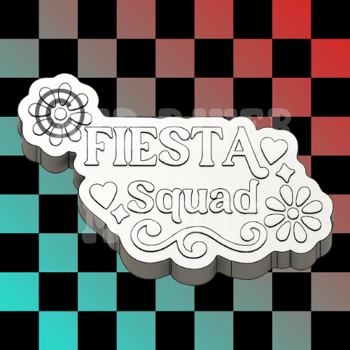 Fiesta Squad Silicone Freshie Mold RRMC Exclusive - Red River Mold Co