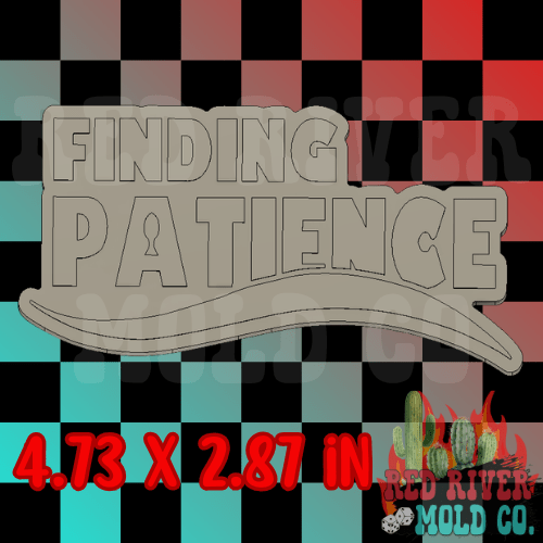 Finding Patience Silicone Freshie Mold - Red River Mold Co