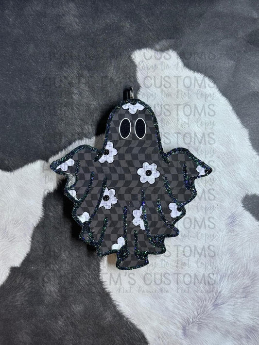 Floral Ghost Silicone Freshie Mold - Red River Mold Co