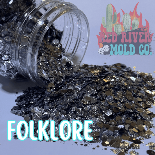 Folklore Premium Chunky Glitter (Embossed Metallic) - Red River Mold Co