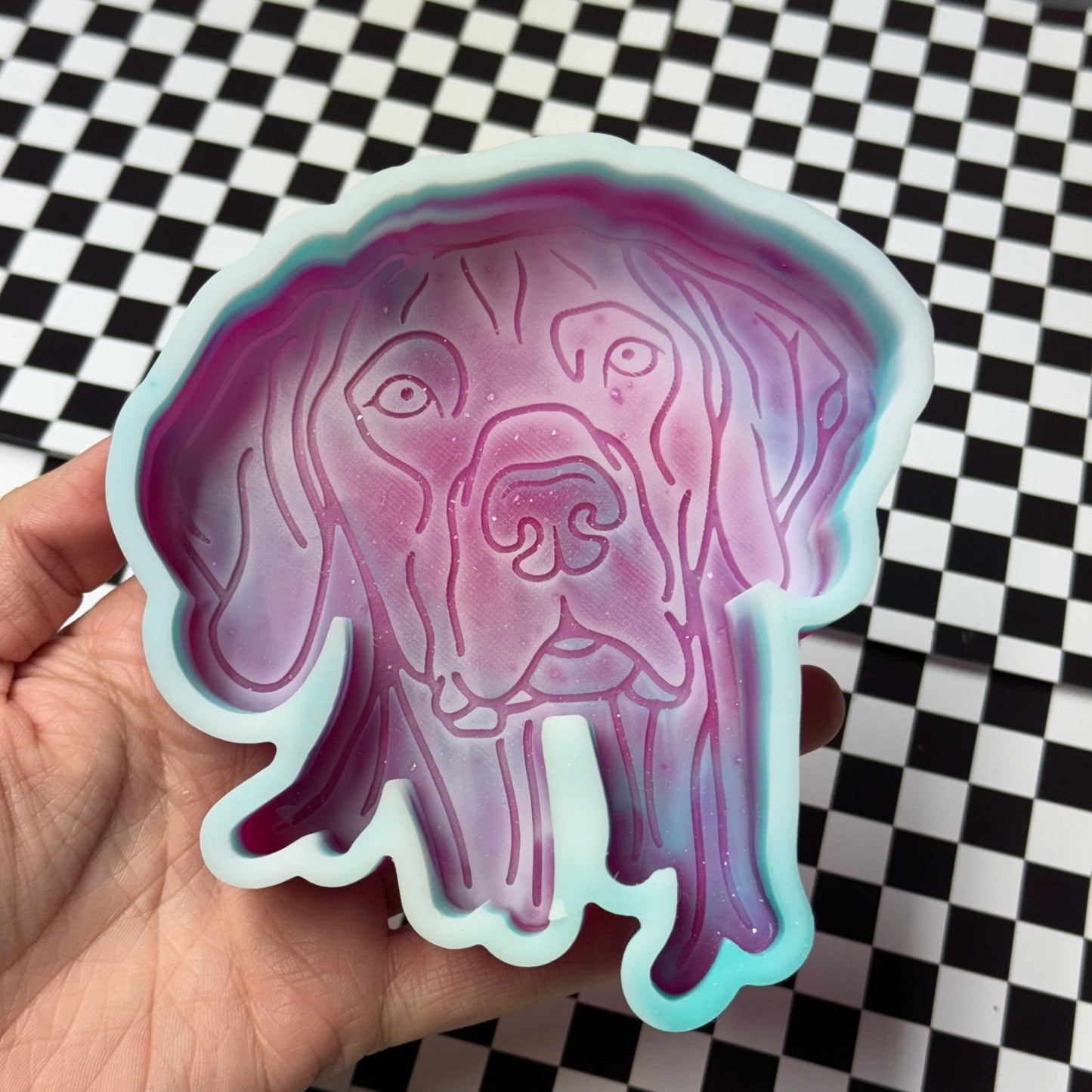 German shorthaired pointer B - Grade Silicone Freshie Mold - Red River Mold Co