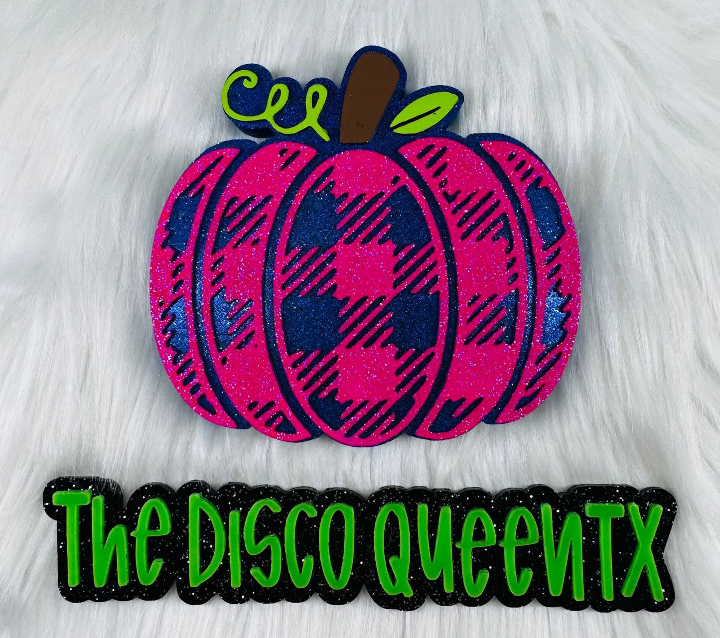 Gingham Pumpkin Silicone Freshie Mold - Red River Mold Co