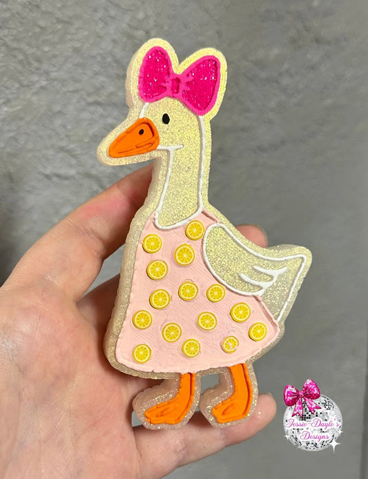 Girly Goose in a Dress Silicone Freshie Mold - Red River Mold Co