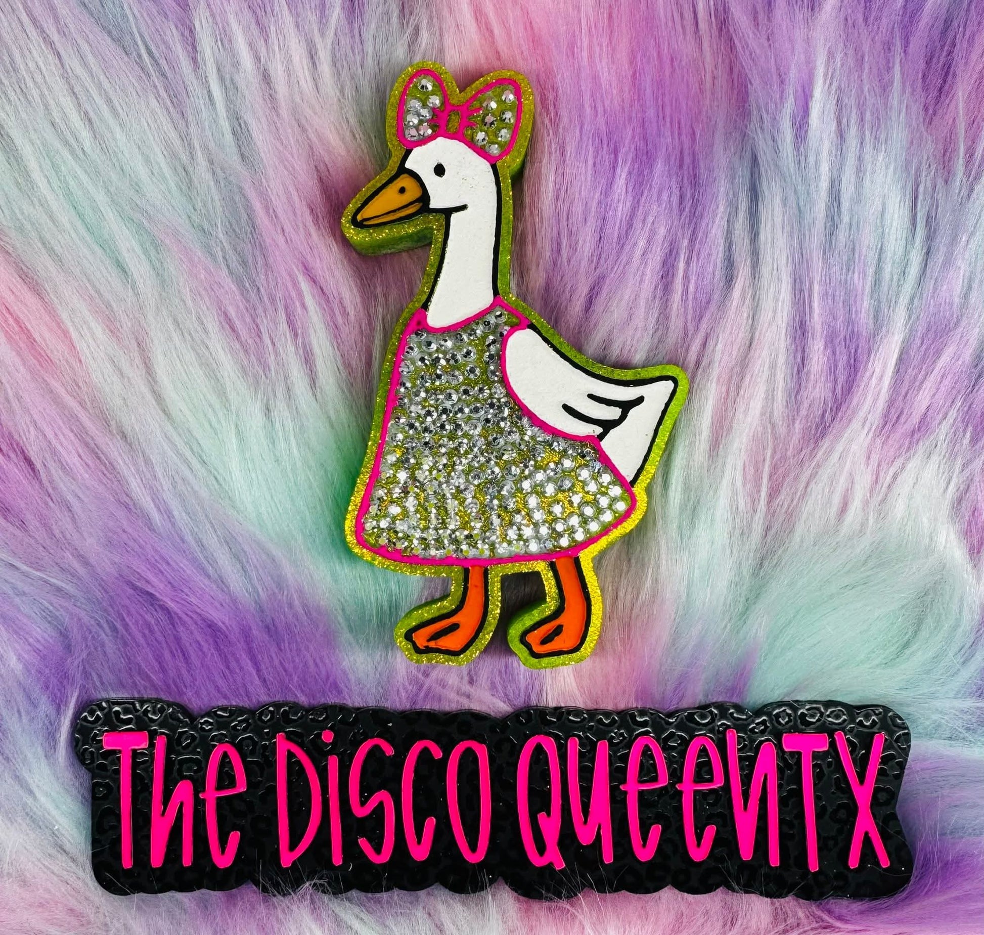 Girly Goose in a Dress Silicone Freshie Mold - Red River Mold Co