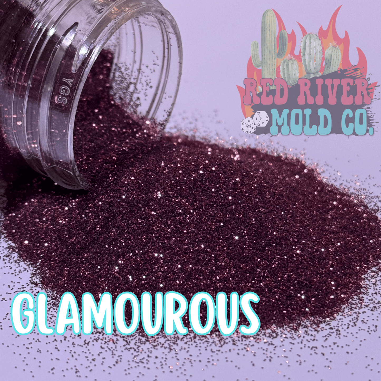 Glamorous Premium Fine Glitter (1/128) Metallic - Red River Mold Co