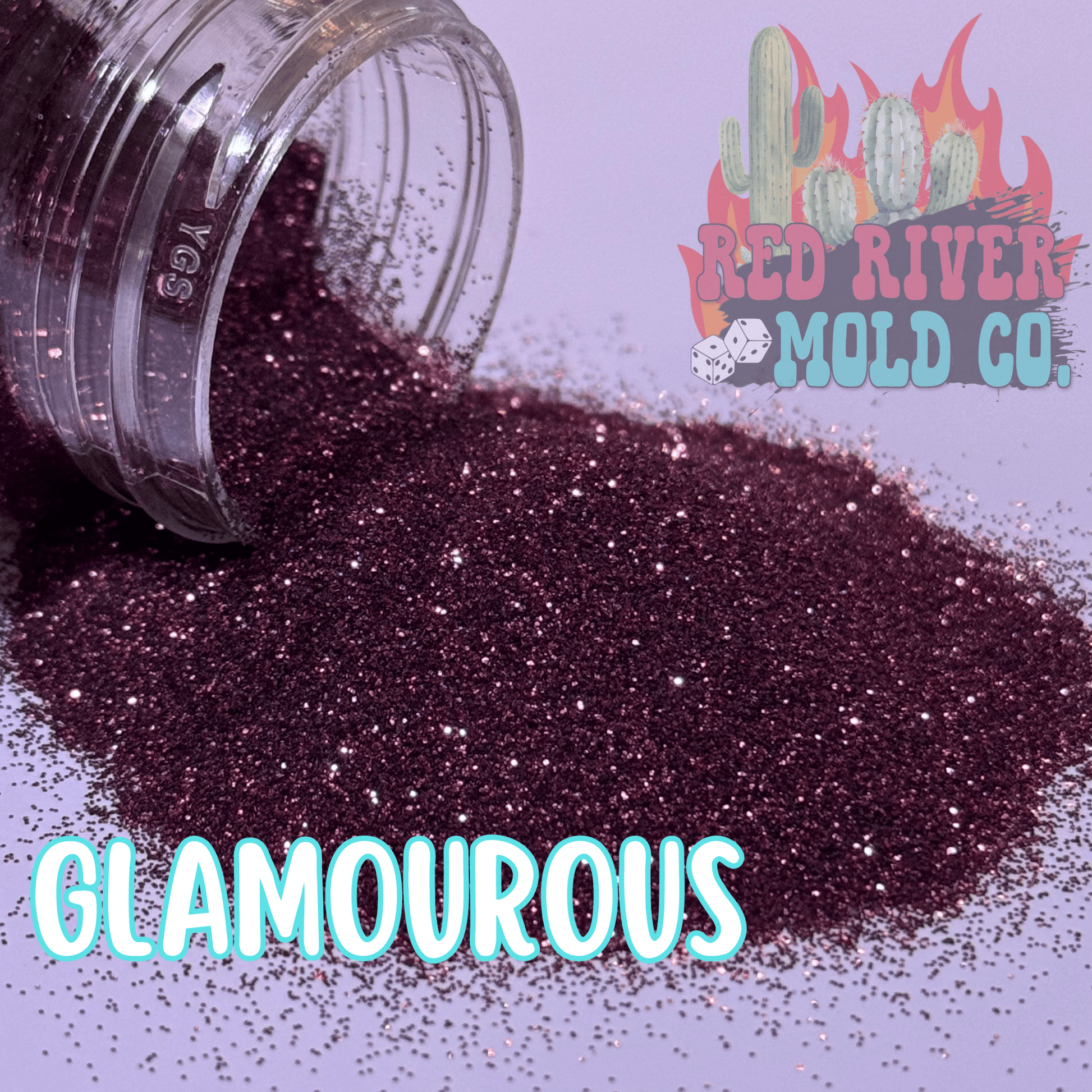 Glamorous Premium Fine Glitter (1/128) Metallic - Red River Mold Co