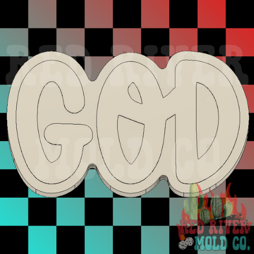 God Silicone Freshie Mold - Red River Mold Co