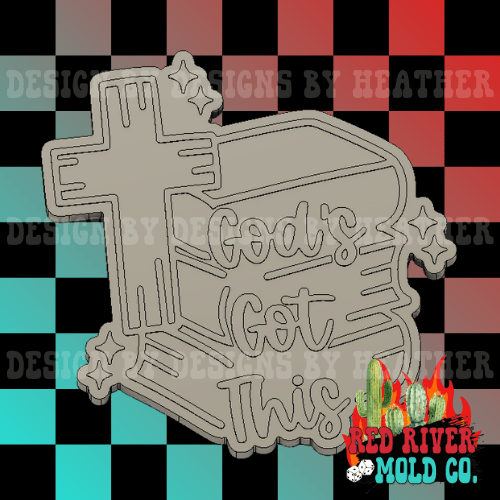 God's Got This Silicone Freshie Mold - Red River Mold Co