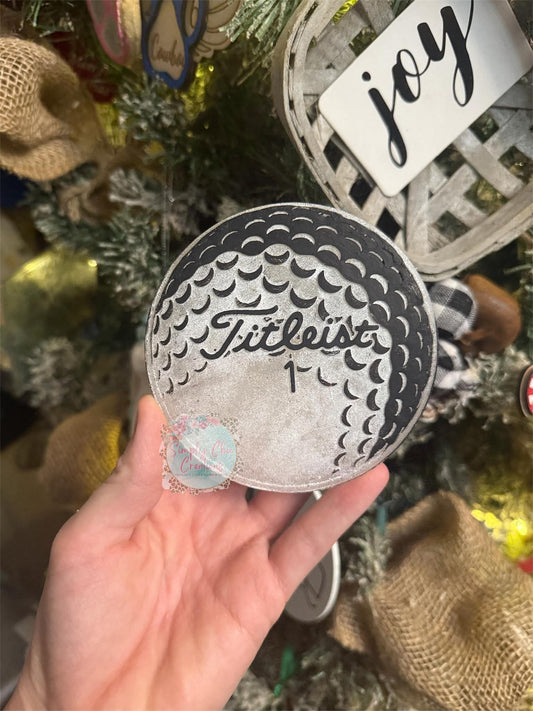 Golf Ball 4 in Round Mold Insert - Red River Mold Co