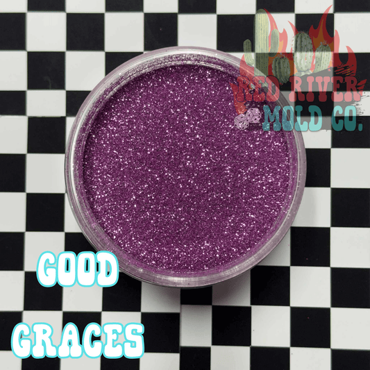Good Graces Premium Fine Glitter (1/128) Metallic - Red River Mold Co