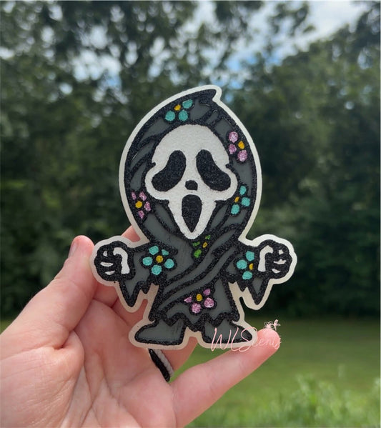 Groovy Killer Ghost Silicone Freshie Mold - Red River Mold Co