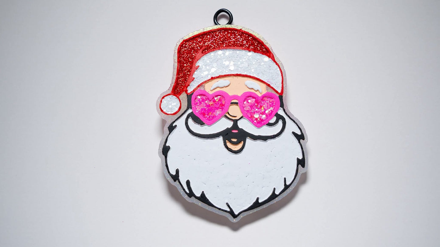 Groovy Santa Silicone Freshie Mold - Red River Mold Co
