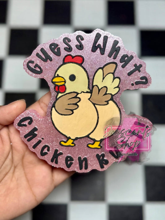 Guess What? Chicken Butt! Silicone Freshie Mold - Red River Mold Co