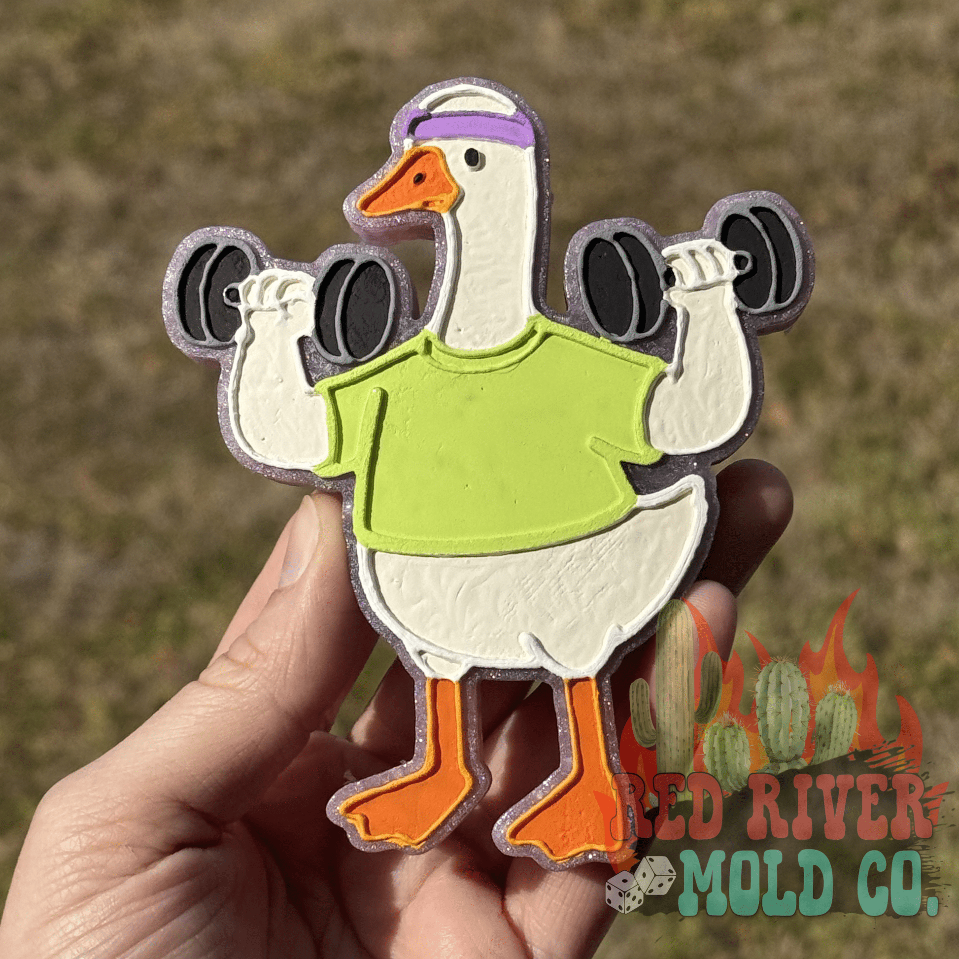 Gym Goose Car Freshie - Red River Mold Co