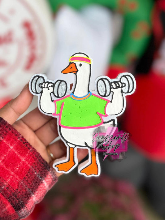 Gym Goose Silicone Freshie Mold - Red River Mold Co