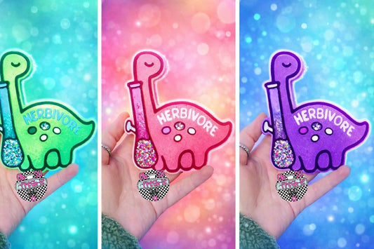 Herbivore Dino Silicone Freshie Mold - Red River Mold Co