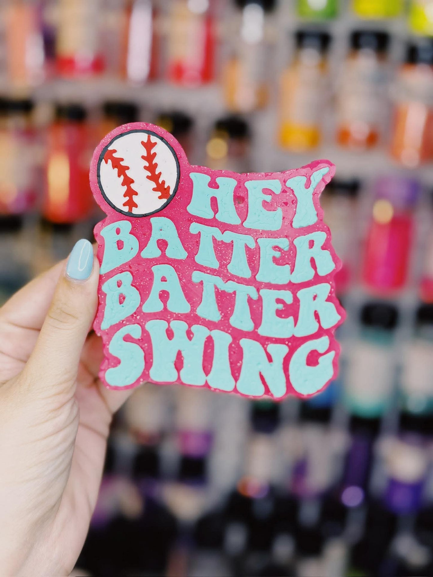 Hey Batter Batter Swing Silicone Freshie Mold - Red River Mold Co
