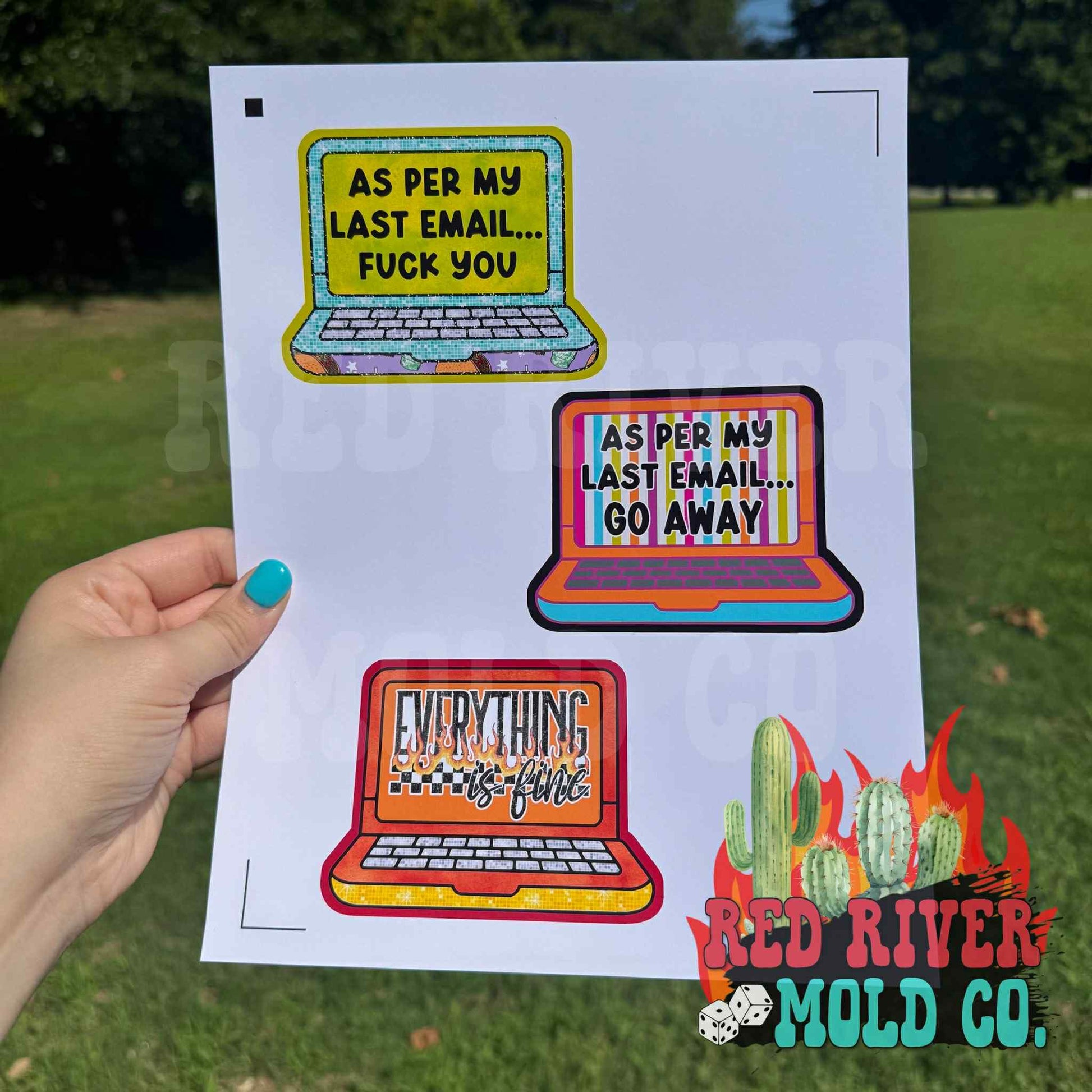 Hey Lo Freshie Co as per my last email cardstock grab bag - Red River Mold Co