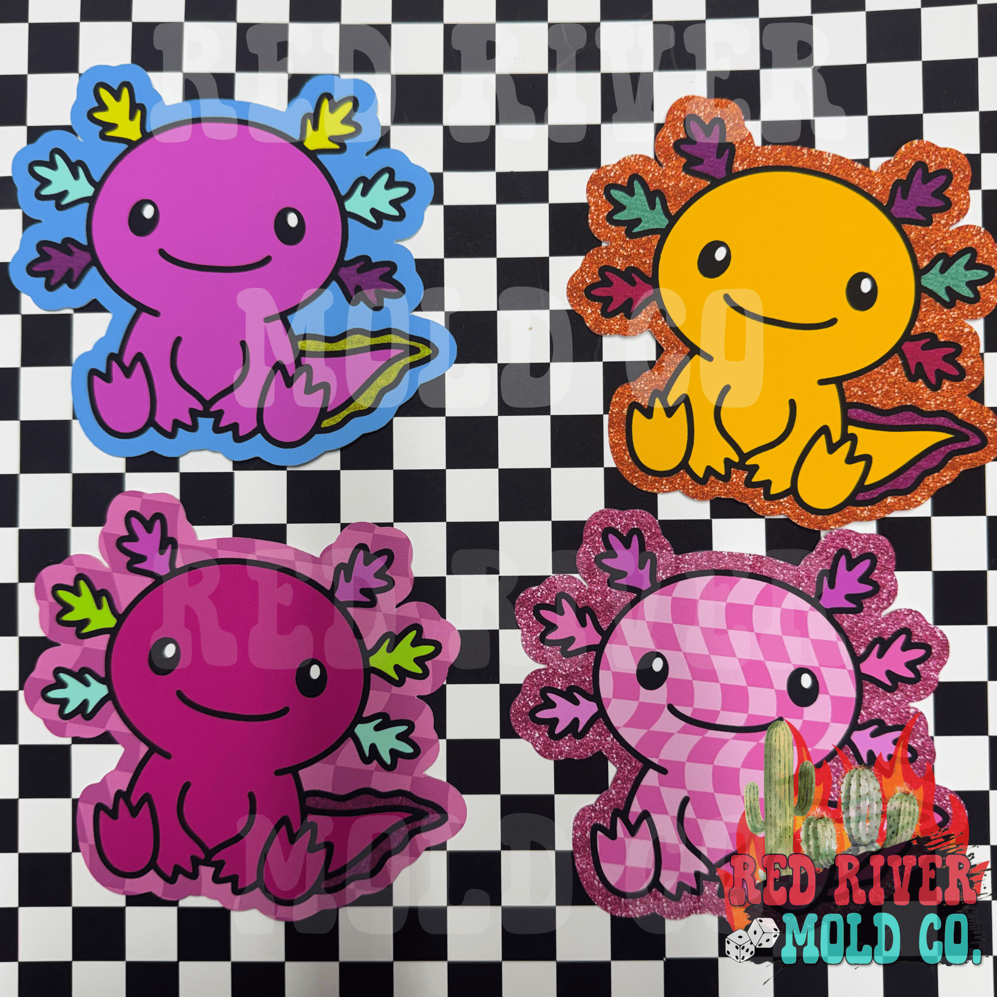 Hey Lo Freshie Co Axolotl cardstock grab bag - Red River Mold Co