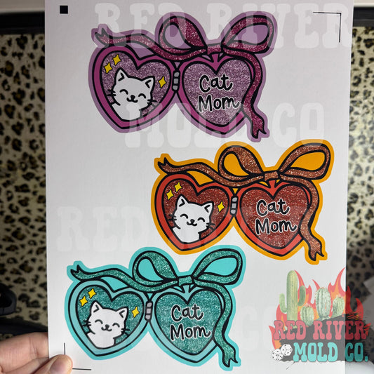 Hey Lo Freshie Co Cat Mom Locket cardstock grab bag - Red River Mold Co