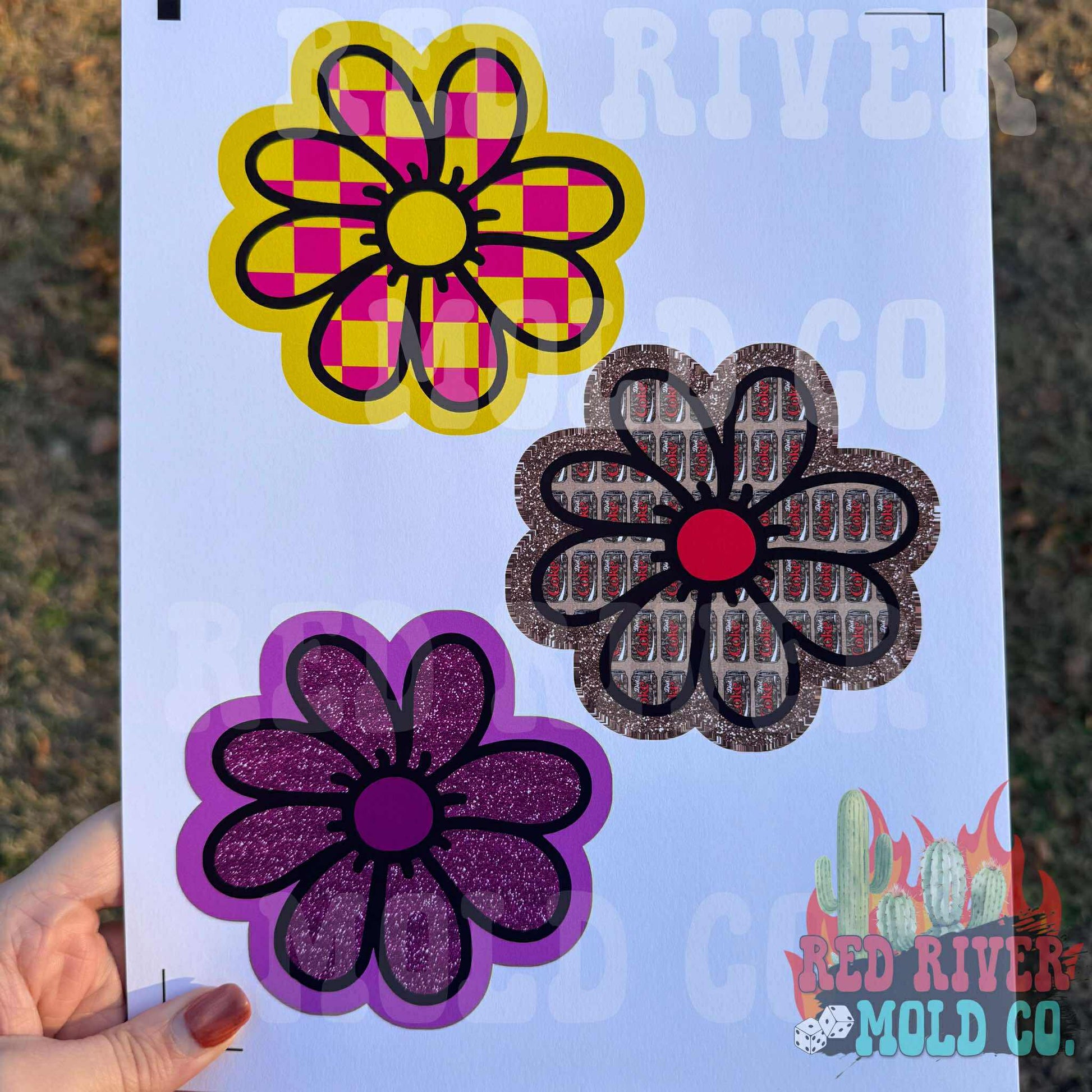 Hey Lo Freshie Co Flower cardstock grab bag - Red River Mold Co