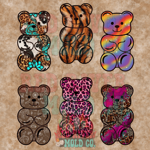 Hey Lo Freshie Co Gummy Bear cardstock grab bag - Red River Mold Co