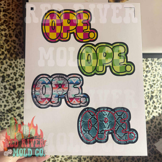 Hey Lo Freshie Co OPE. cardstock grab bag - Red River Mold Co