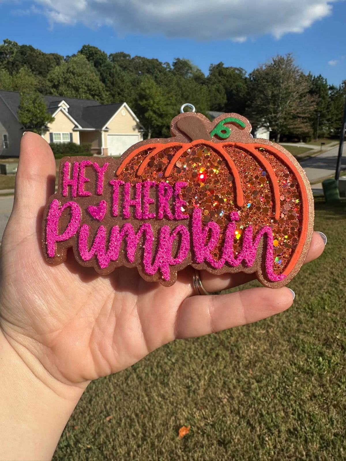 Hey There Pumpkin Silicone Freshie Mold - Red River Mold Co