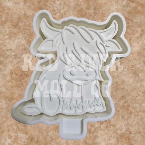 Highland Cow mold & cardstock bundle - Red River Mold Co