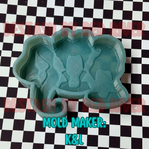Hocus girls Destash Silicone Freshie Mold - Red River Mold Co