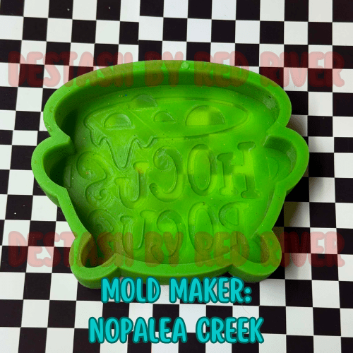 Hocus Pocus Cauldron Destash Silicone Freshie Mold - Red River Mold Co
