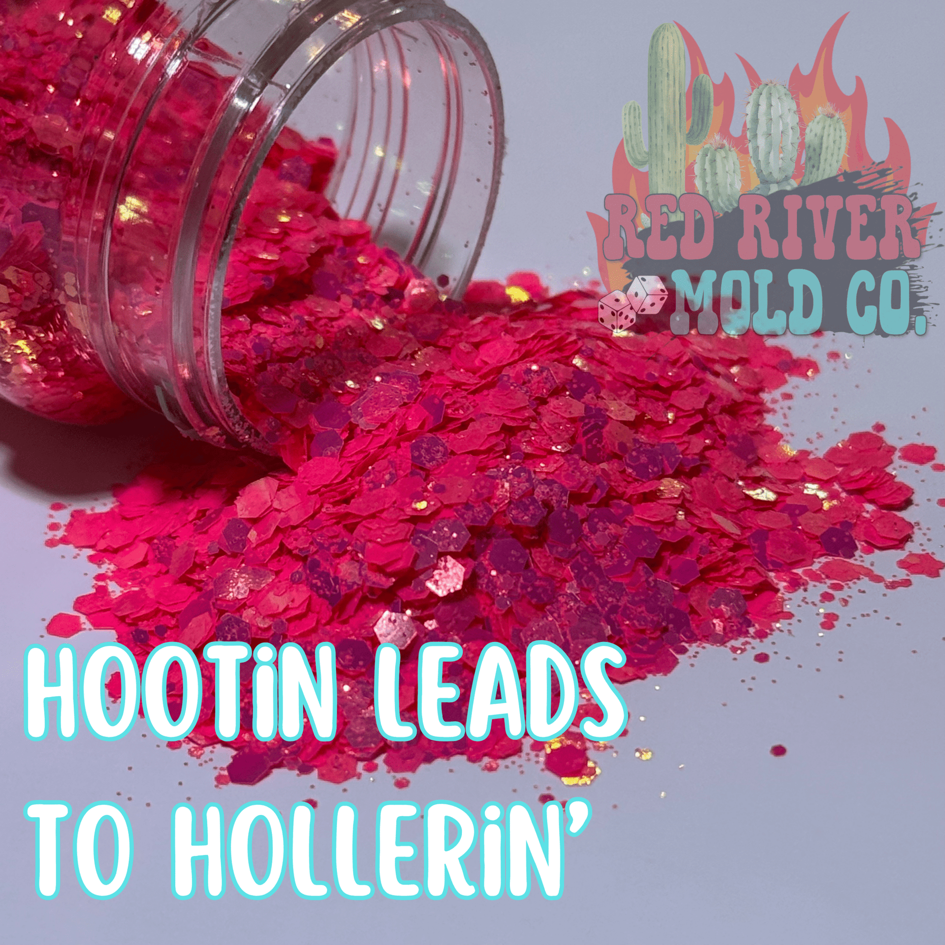 Hootin Leads To Hollerin Premium Chunky Glitter (Iridescent Metallic) - Red River Mold Co