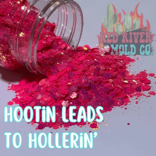 Hootin Leads To Hollerin Premium Chunky Glitter (Iridescent Metallic) - Red River Mold Co