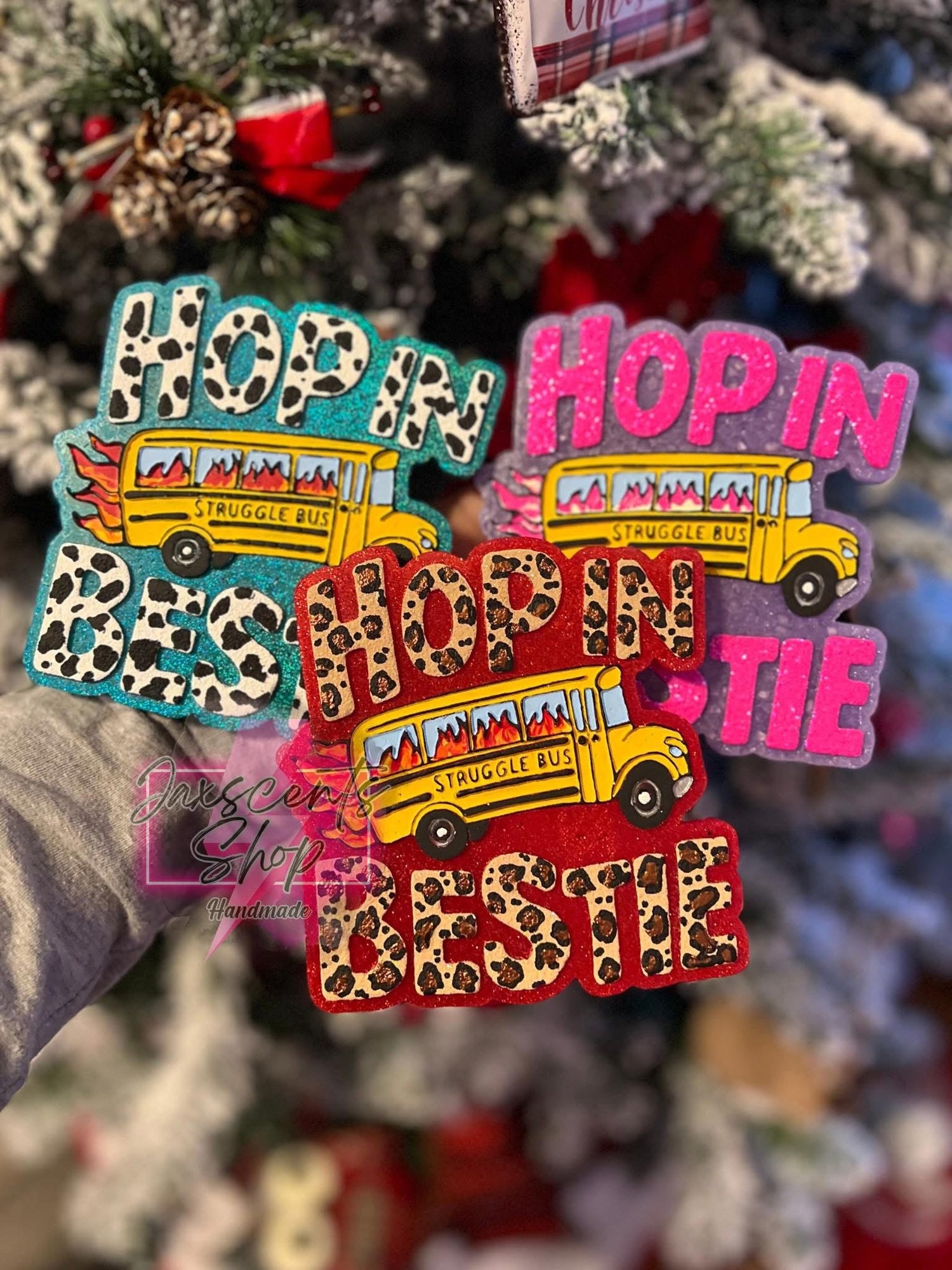 Hop In Besties Bus Silicone Freshie Mold - Red River Mold Co