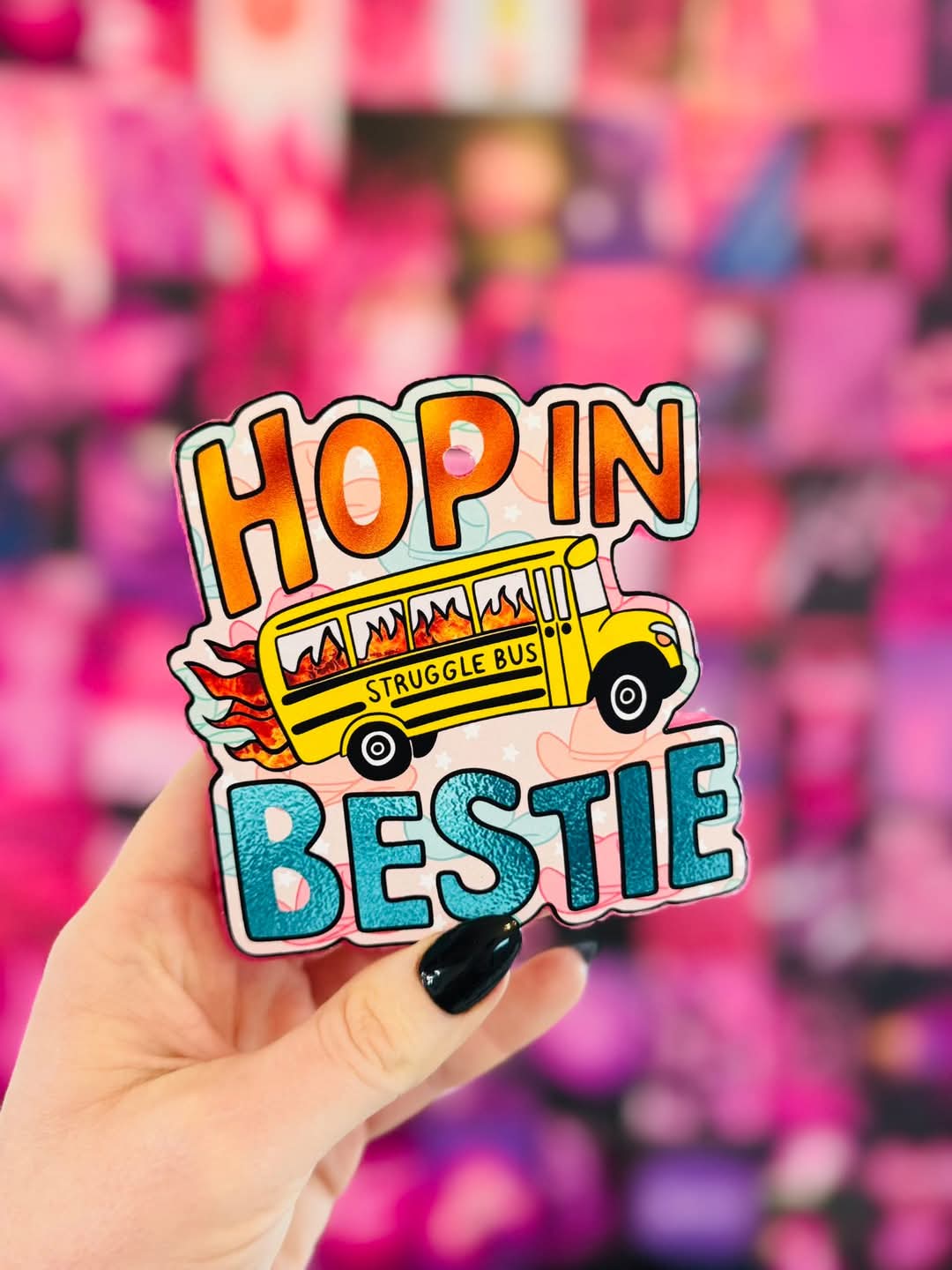Hop In Besties Bus Silicone Freshie Mold - Red River Mold Co