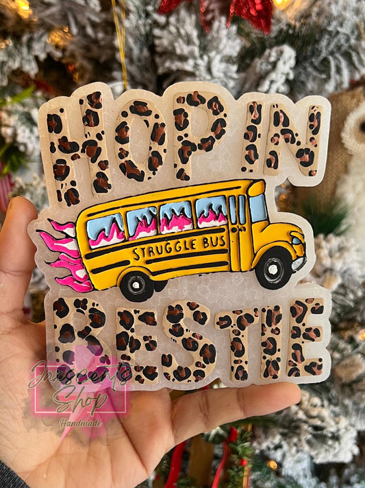 Hop In Besties Bus Silicone Freshie Mold - Red River Mold Co