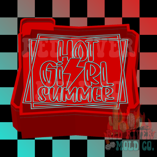 Hot Girl Summer Silicone Freshie Mold - Red River Mold Co