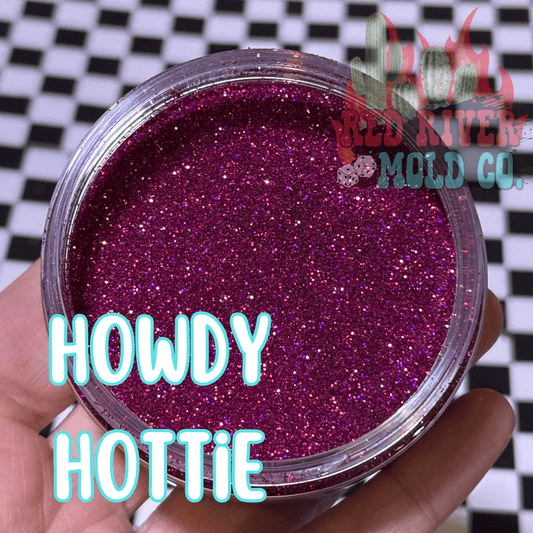 Howdy Hottie Premium Ultra Fine Glitter Dust (1/256) holographic - Red River Mold Co