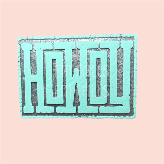 Howdy Rectangle Silicone Freshie Mold - Red River Mold Co