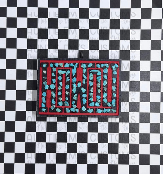 Howdy Rectangle Silicone Freshie Mold - Red River Mold Co
