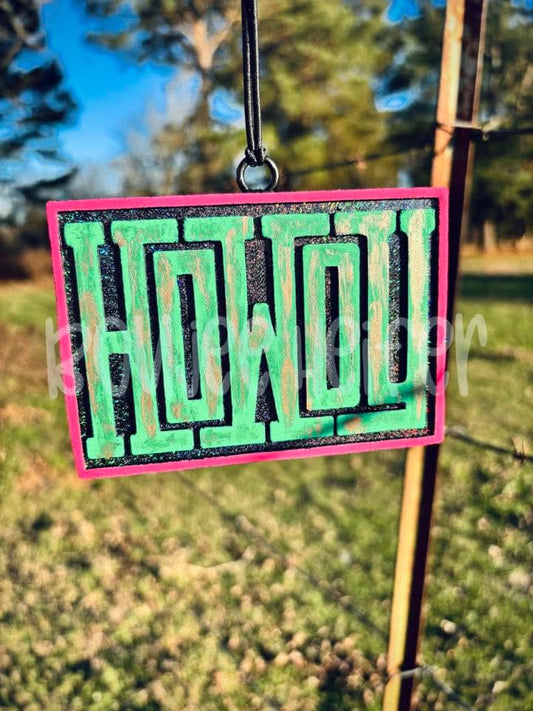 Howdy Rectangle Silicone Freshie Mold - Red River Mold Co