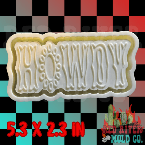 Howdy Silicone Freshie Mold - Red River Mold Co