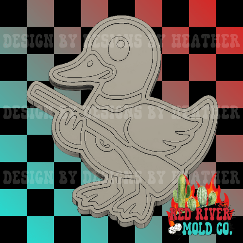 Hunting Duck Silicone Freshie Mold - Red River Mold Co