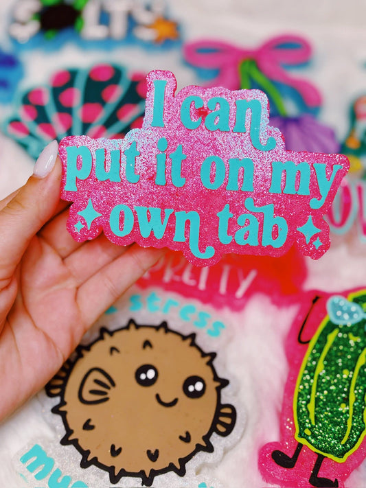 I can put it on my own tab Silicone Freshie Mold - Red River Mold Co