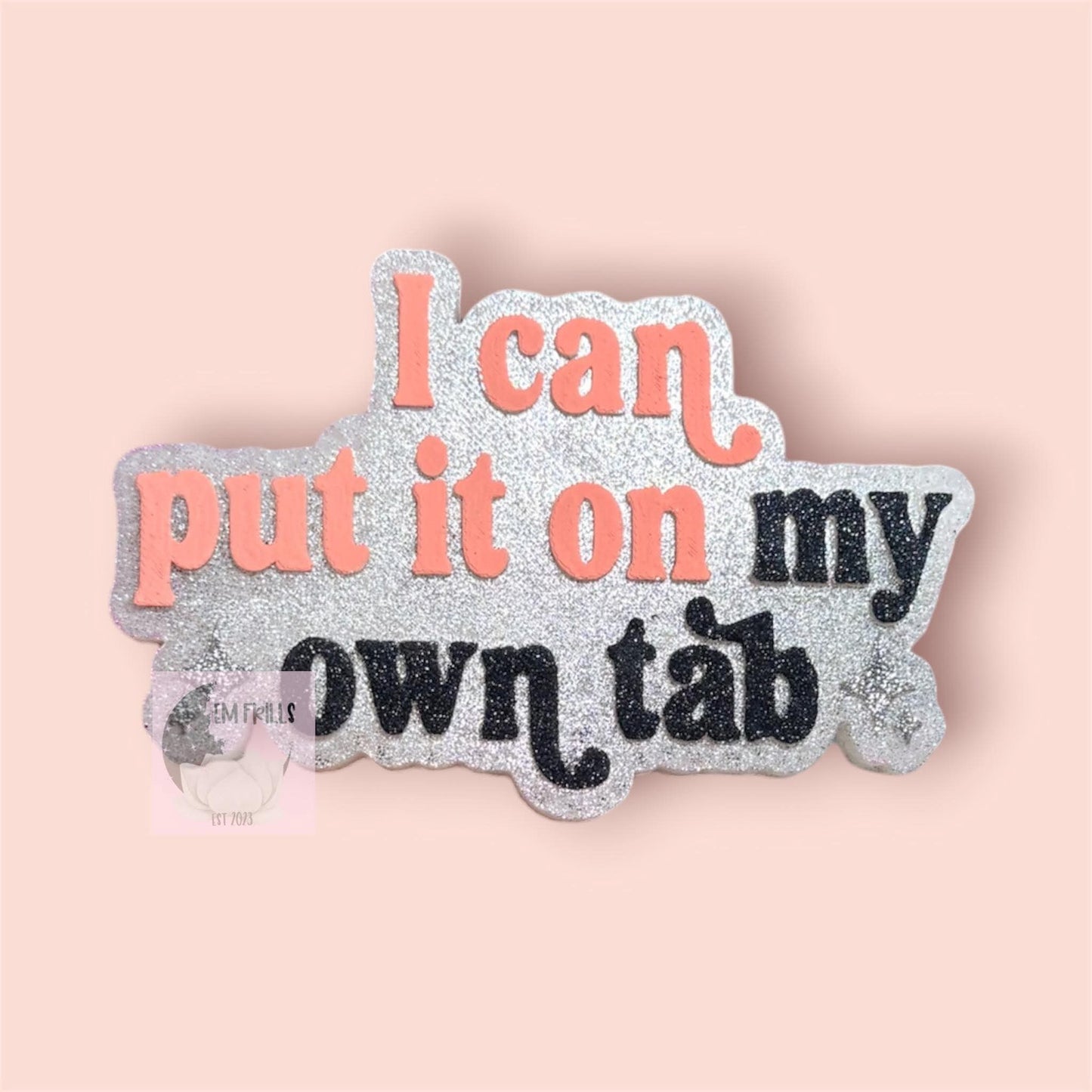 I can put it on my own tab Silicone Freshie Mold - Red River Mold Co