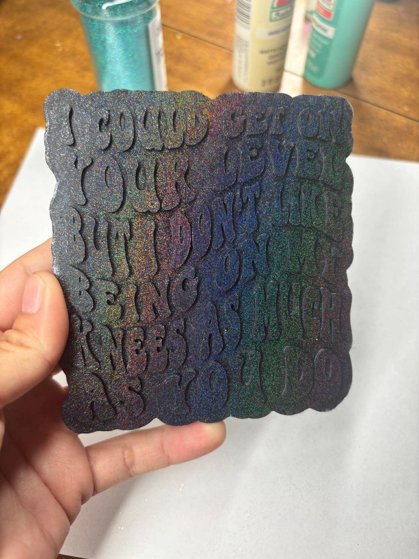 I Could Get On Your Level Silicone Freshie Mold - Red River Mold Co