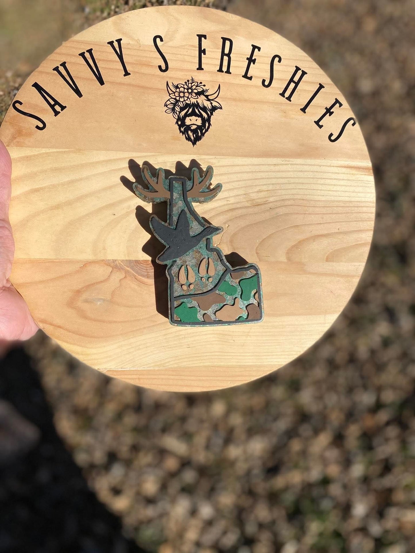 Idaho Hunting Season Silicone Freshie Mold - Red River Mold Co