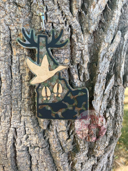 Idaho Hunting Season Silicone Freshie Mold - Red River Mold Co