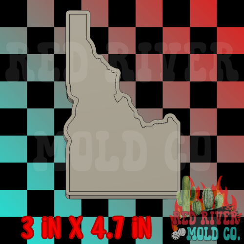 Idaho Silicone Freshie Mold - Red River Mold Co
